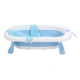 Listing 4 of 5 for large baby bath tub Baby Bath Tub Set Folding Space Saving Multi Functional