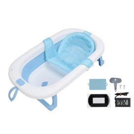 Listing 5 of 5 for large baby bath tub Baby Bath Tub Set Folding Space Saving Multi Functional