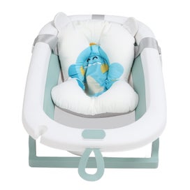 Listing 2 of 5 for collapsible baby bathing tub Collapsible Baby Bathtub Foldable Toddler Bath