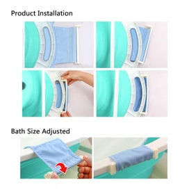 Listing 3 of 5 for support net bathtub adjustable support net bathtub newborn baby support net