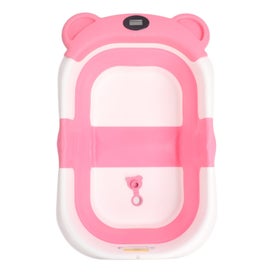Listing 5 of 5 for infant bath tub baby bathtub with drain hole foldable baby bathtub collapsible