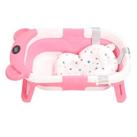 Listing 2 of 5 for infant bath tub Collapsible Baby Bathtub Intelligent Real Time Temperature