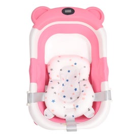 Listing 4 of 5 for infant bath tub Collapsible Baby Bathtub Intelligent Real Time Temperature