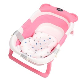 Listing 5 of 5 for infant bath tub Collapsible Baby Bathtub Intelligent Real Time Temperature