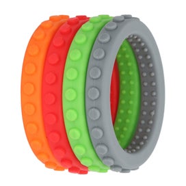 Listing 2 of 5 for infant teethers bracelet baby chewing bracelet toy 4pcs Baby Teethers Bracelet
