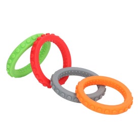 Listing 3 of 5 for infant teethers bracelet baby chewing bracelet toy 4pcs Baby Teethers Bracelet