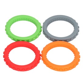 Listing 4 of 5 for infant teethers bracelet baby chewing bracelet toy 4pcs Baby Teethers Bracelet