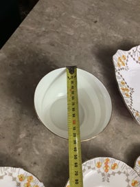 Listing 12 of 13 for 9 Pcs Plant Tuscan 1930s FINE ENGLISH BONE CHINA, Made in England