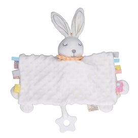 Listing 5 of 5 for baby safety blanket Baby Bunny Security Blanket Chewable Accompany Enrich Senses