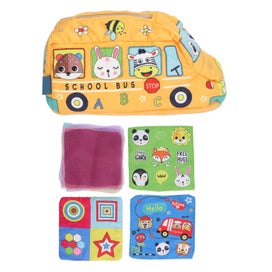 Listing 5 of 5 for montessori toys for infants educational learning toy Baby Tissue Box School Bus