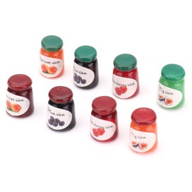 Listing 1 of 5 for mini jams miniature food food models dollhouse food mini food for dolls 8Pcs