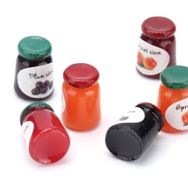 Listing 2 of 5 for mini jams miniature food food models dollhouse food mini food for dolls 8Pcs