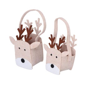 Listing 3 of 5 for christmas candy bag felt candy bag felt gift bag 2pcs Christmas Felt Candy Bag