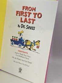 Listing 2 of 5 for From First to Last By Dr. Seuss - OUT OF PRINT