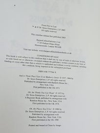 Listing 3 of 5 for From First to Last By Dr. Seuss - OUT OF PRINT