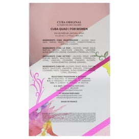 Listing 7 of 8 for Cuba Quad I by Cuba For Women 4 Pc Gift Set