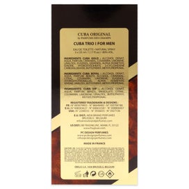Listing 5 of 5 for Cuba Trio 1 by Cuba Men 3 Pc Gift Set
