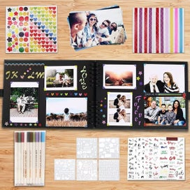 Listing 6 of 10 for 80 Pages Scrapbook Photo Album, DIY Craft Paper Photo Book , DIY Handmade Album