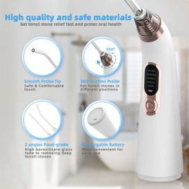 Listing 8 of 8 for Tonsil Stone Remover Electronic Vacuum Stone Removal Kit, 5 Modes Instant Suctio
