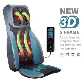 Listing 4 of 12 for Massage Chair Seat Neck Back Shiatsu Massager Full Body