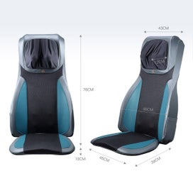 Listing 9 of 12 for Massage Chair Seat Neck Back Shiatsu Massager Full Body