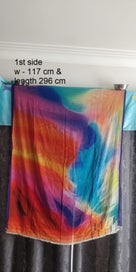 Listing 2 of 5 for Pure silk georgette fabric (Multi colour) - brand new SATYA PAUL BRAND