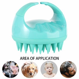 Listing 7 of 9 for Hair Washing Scalp Massager Shampoo Brush Silicone Scalp Scrubber