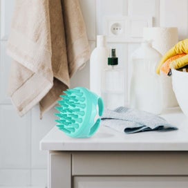 Listing 8 of 9 for Hair Washing Scalp Massager Shampoo Brush Silicone Scalp Scrubber