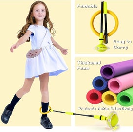 Listing 4 of 7 for Folding Ball Ankle Jumping Ball Fat Burning Game for Adults and Kids