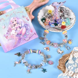 Listing 11 of 15 for Charm Bracelet Making Kit & Unicorn/Mermaid Girl Toy
