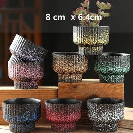 Listing 8 of 9 for ANYDECO Flower Vase Speckled Small Succulent Plant Pot Home Office Decor