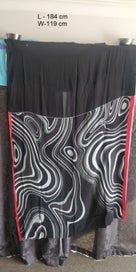Listing 2 of 5 for Pure silk crepe fabric (black colour) - brand new SATYA PAUL BRAND