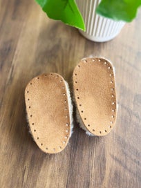Listing 5 of 17 for Sheepskin Soles for Crocheted Children's Shoes