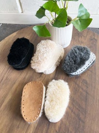 Listing 17 of 17 for Sheepskin Soles for Crocheted Children's Shoes