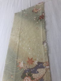 Listing 2 of 18 for Japanese Kimono Vintage Silk Panel Fabric Piece