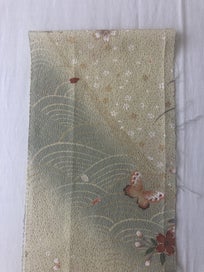 Listing 6 of 18 for Japanese Kimono Vintage Silk Panel Fabric Piece