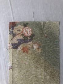 Listing 13 of 18 for Japanese Kimono Vintage Silk Panel Fabric Piece