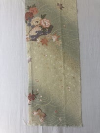 Listing 18 of 18 for Japanese Kimono Vintage Silk Panel Fabric Piece