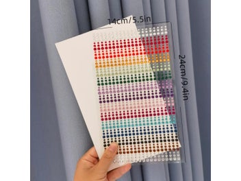 Listing 4 of 9 for 900 Pcs Eyes DIY Rainbow Color Patch Art Accessories Music Festival Stage