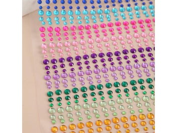 Listing 5 of 9 for 900 Pcs Eyes DIY Rainbow Color Patch Art Accessories Music Festival Stage