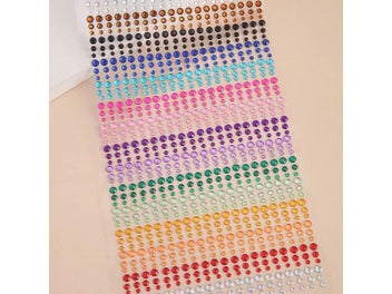 Listing 7 of 9 for 900 Pcs Eyes DIY Rainbow Color Patch Art Accessories Music Festival Stage