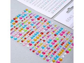 Listing 6 of 10 for Music Festival Party Face Jewelry Decoration Rhinestone Crystal Kids Toys DIY