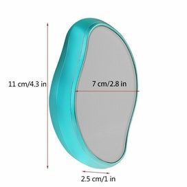 Listing 3 of 4 for Crystal Manual Hair Reducer Washable Reusable Mango Shaped Hair Remover-Silver
