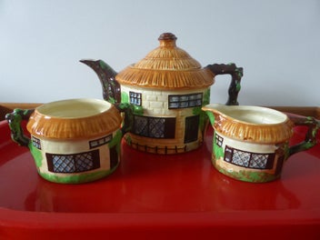 Listing 1 of 20 for Vintage Beswick Cottage craft Part Tea Service