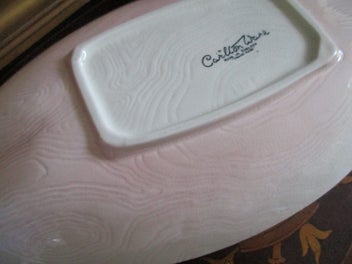 Listing 2 of 8 for CARLTON WARE - Stunning Art Deco Tray – Delicate Wood Grain Features