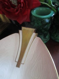 Listing 8 of 8 for CARLTON WARE - Stunning Art Deco Tray – Delicate Wood Grain Features