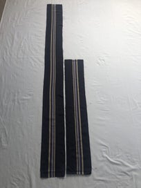 Listing 2 of 15 for Vintage Stripe Japanese Kimono Silk Panels X6 Fabric Pieces