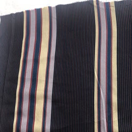 Listing 6 of 15 for Vintage Stripe Japanese Kimono Silk Panels X6 Fabric Pieces