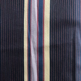 Listing 7 of 15 for Vintage Stripe Japanese Kimono Silk Panels X6 Fabric Pieces