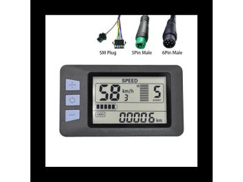 Listing 3 of 9 for P3H LCD Display Meter Dashboard 24V 36V 48V 60V Electric Bike Meter Display